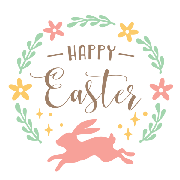 Happy Easter Monogram