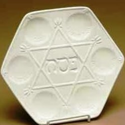 Seder Plate (Hexagon 91/4 Dia)